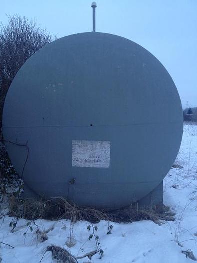 Brugt 100 m3 jerntank vandretliggende SOLGT