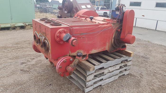 Used National JWS-340 Triplex Well Service Mud Pump