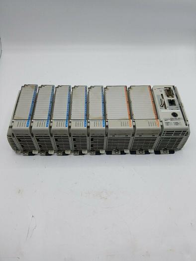 Used Allen-Bradley Rack 1769-L32E, 1769-OW16, 1769-IQ16, 1769-ECR complete rack