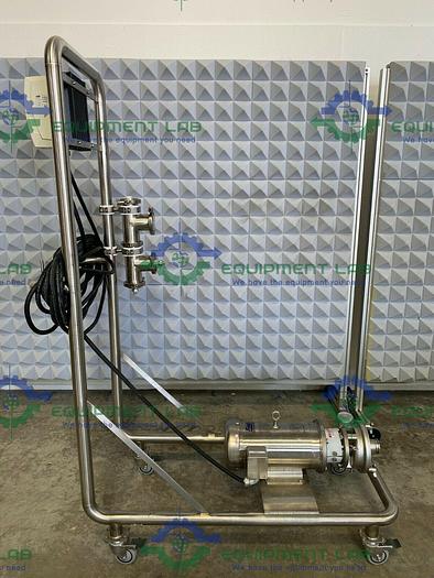 Used Fristam FZX2100 Centrifugal Pump on Stainless Steel Rolling Cart w/ Controller
