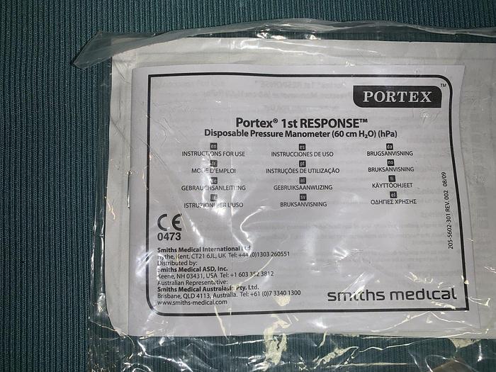 Used Smith Medical Portex Einwegdruckmanometer (60cm H2O)