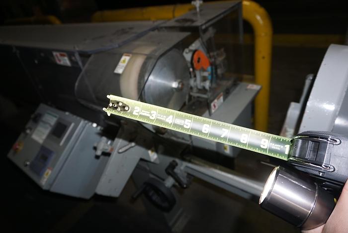 Used 120" APPLETON  A301 CORE CUTTER WITH AUTO ADVANCE MFG. 2010