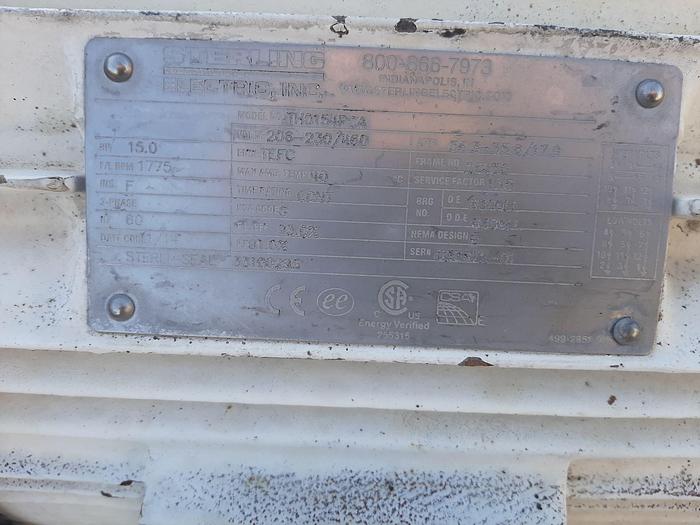 Used Pump, Positive, Alfa Laval, Model SRU5 168 LS, 3", Stainless Steel #S744917