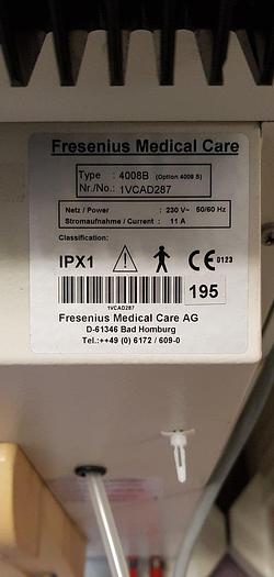 Used Fresenius 4008S Dialysegerät