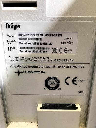 Gebraucht Dräger Infinity Delta XL 3