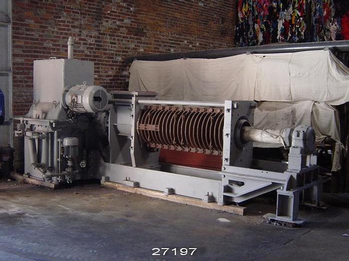 Used French Oil Mill Mach D-55 Model D-55 Screw Press #27197