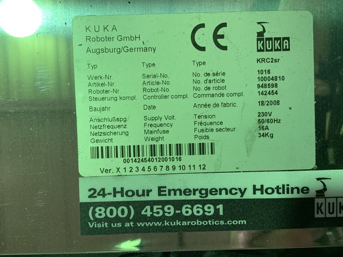 Used KUKA KR 5 SIXX R650 6 AXIS CNC ROBOT