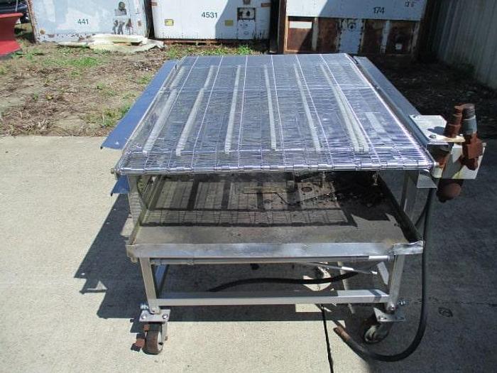 Used Stein Conveyor; Wirebelt; 34"Wx4'L
