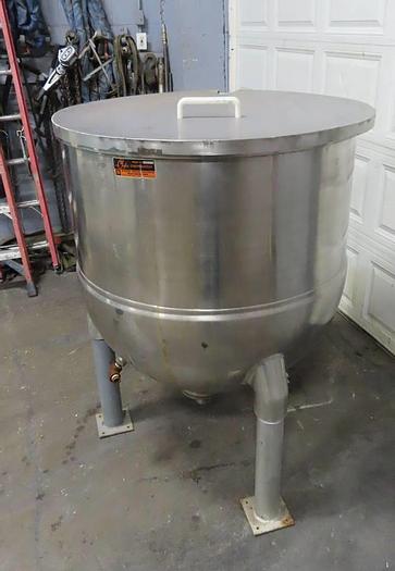 Used 150 GALLON GROEN KETTLE - S/S - 100 PSI (#10044)