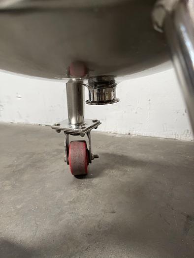 Used Precision 13 Gallon 316L Stainless Steel Jacketed Reactor 50 PSI
