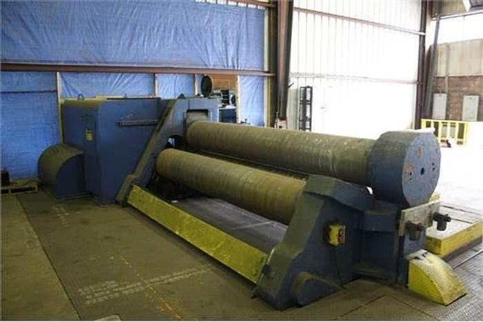 Used 10' X 1-1/4´´ BERTSCH MODEL #18 HEAVY DUTY INITIAL PINCH PLATE BENDING ROLL (USED)