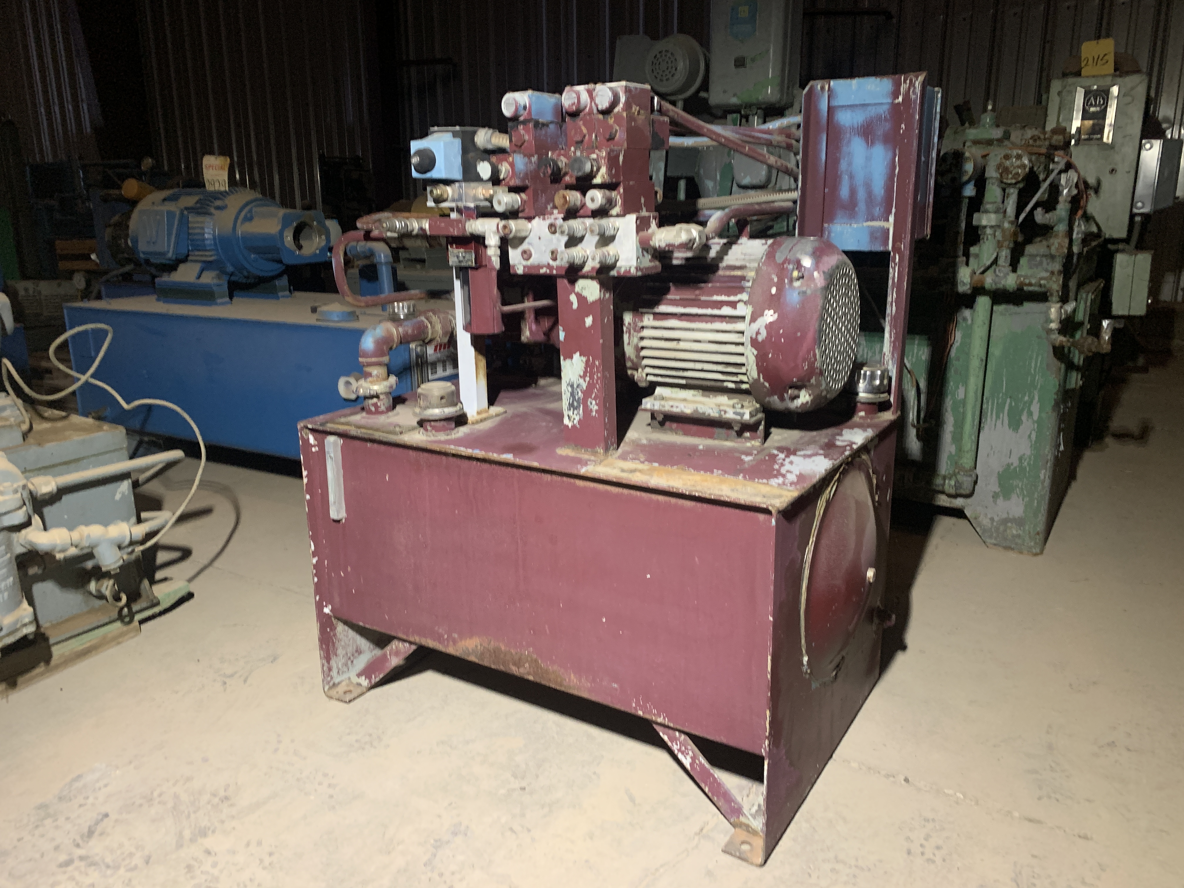 Used 7 1/2 HP Oilgear Model UA-45 Hydraulic Unit