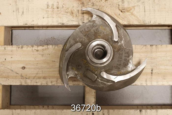 Used Warren 6ph12 Pump Impeller, 3 Vane 12" Diameter #36720