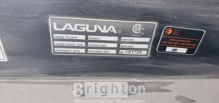 Used Laguna TFLUX:10 10HP Dust Collector