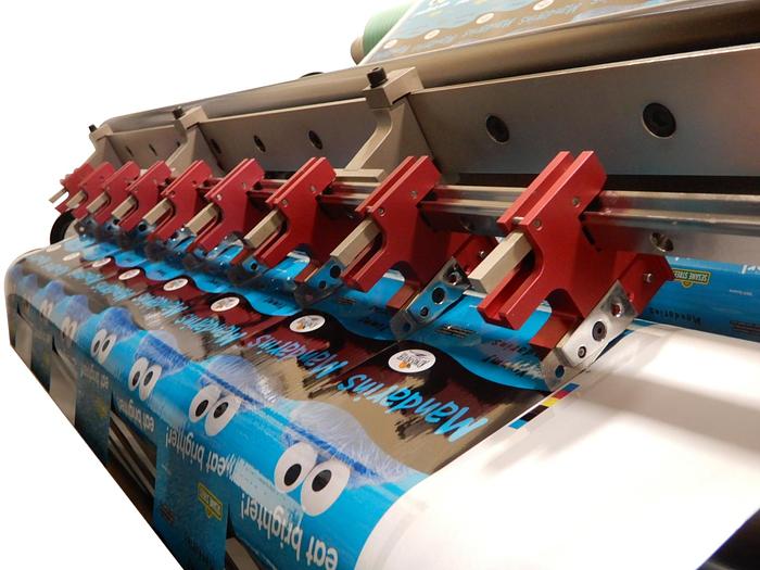 Used 63" SRC SYSTEMS LTD. MODEL 610 COMPACT DUPLEX SLITTER REWINDER