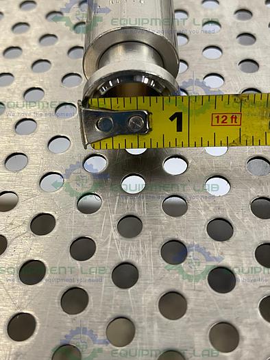 Used Pure Fit  12" Silicone Hose w/ 3/4" Sanitary Fitting to 1" Sanitary Fitting