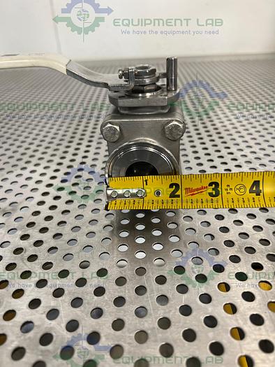 Used SVF -F. C. I.  SB79999ATTR Ball Valve w/ 1" Sanitary Fitting