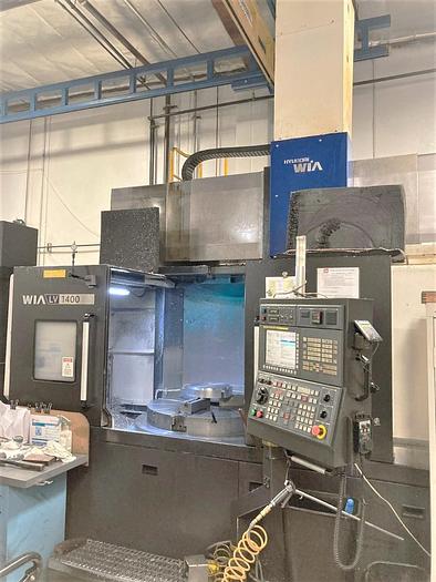 Used 2012 Hyundai Wia LV1400 CNC Vertical Turning Center