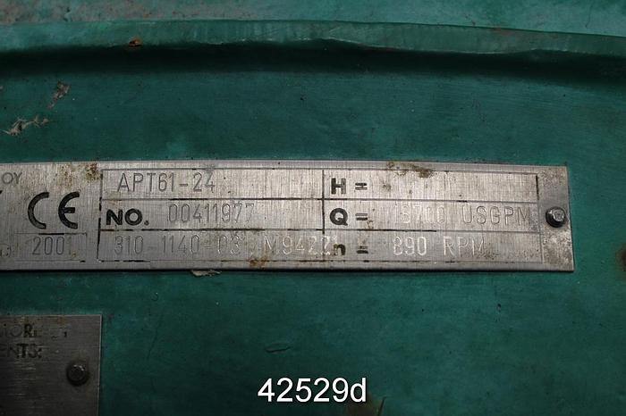 Used Sulzer APT 61-24 24x24x28 Pump #42529