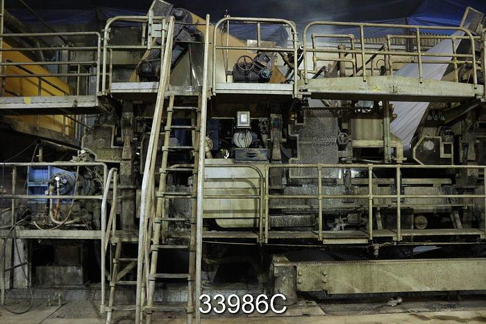 Used Beloit 148" Trim Inverformer Multi-Ply Paper Machine #33986