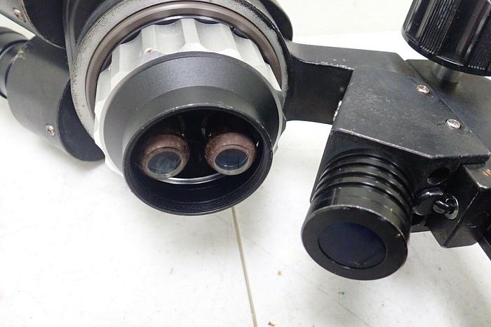 Used Wolfe Stereo Zoom Microscope with Dual Lights & 2 HWF 10X Eyepieces