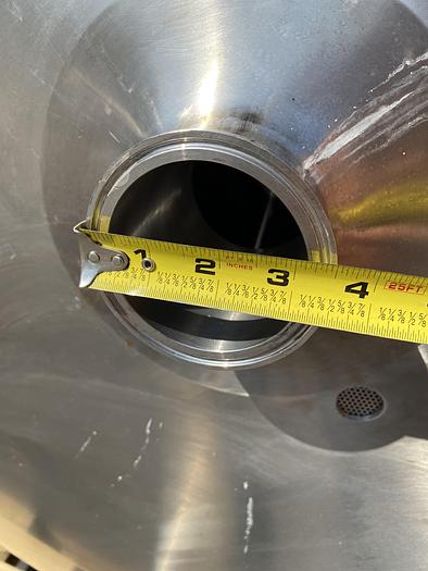 Used Paul Mueller 1000 Gallon Stainless Steel Jacketed Reactor w/ 5 HP Motor