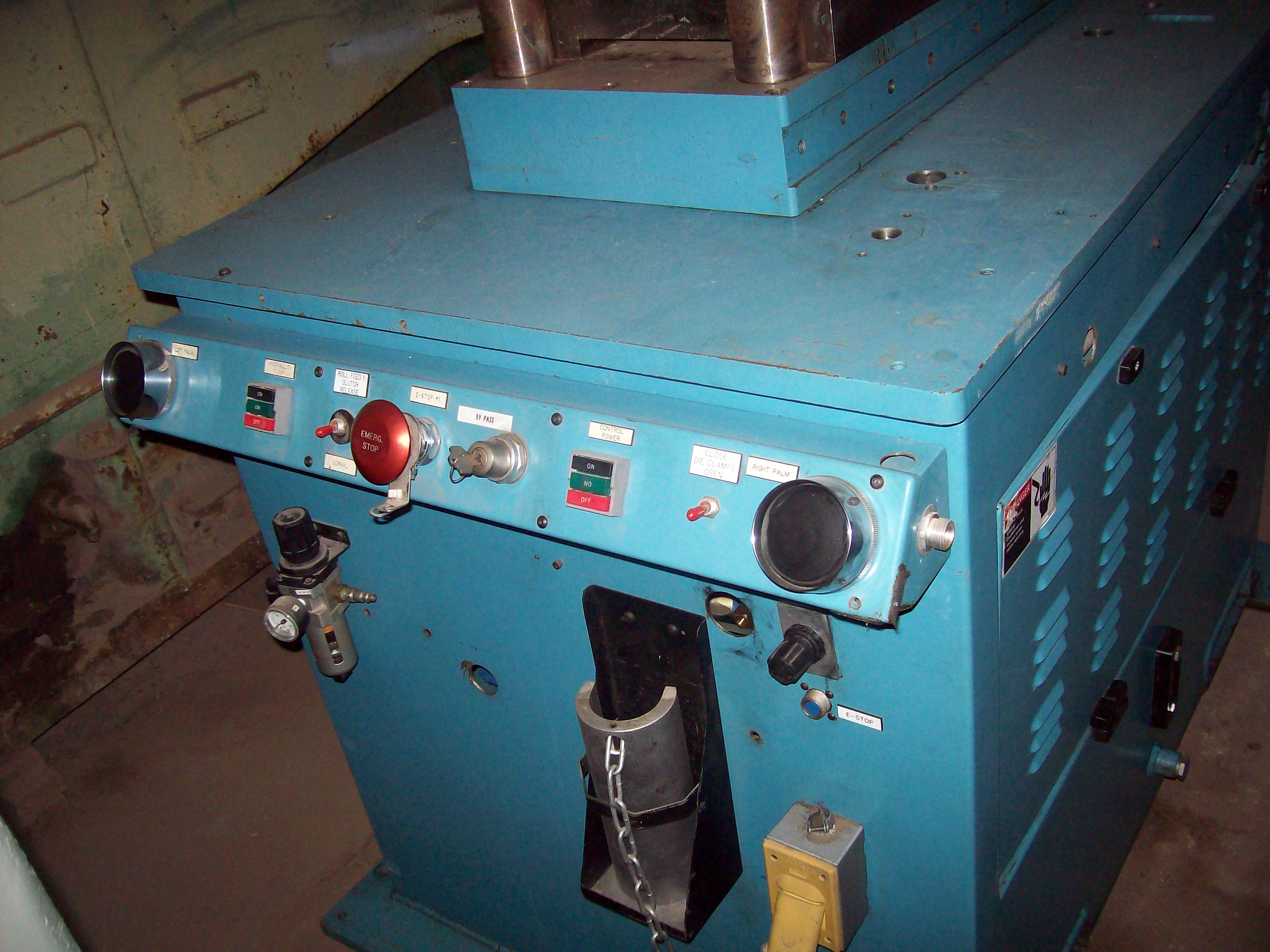 Used 20 Ton PRECO Model 1420-L 4-Post Down Acting Hydraulic Press