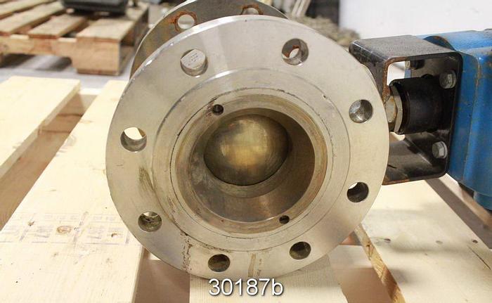 Used Marwin 5333R 4" Control Ball Valve (Stainless Steel) #30187