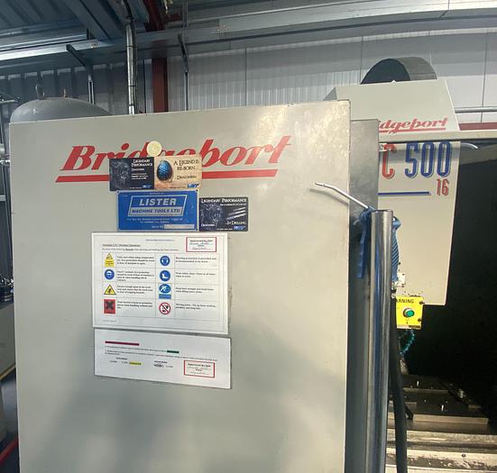 Used 1996 Bridgeport VMC 500/16 Vertical Machining Center