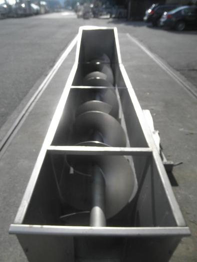 Used Conveyor, Screw, 18" X 120", S/st, Dewatering, 2 HP,Conveyor, Screw, 18" X 120", S/st, Dewatering, 2 HP, #S741499