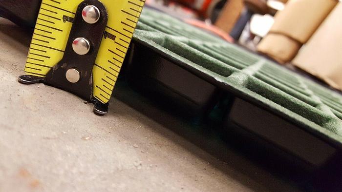 Used 200 Felt Trays Sectional Jewelry Tray Handling Delicate Parts Flock Plastic