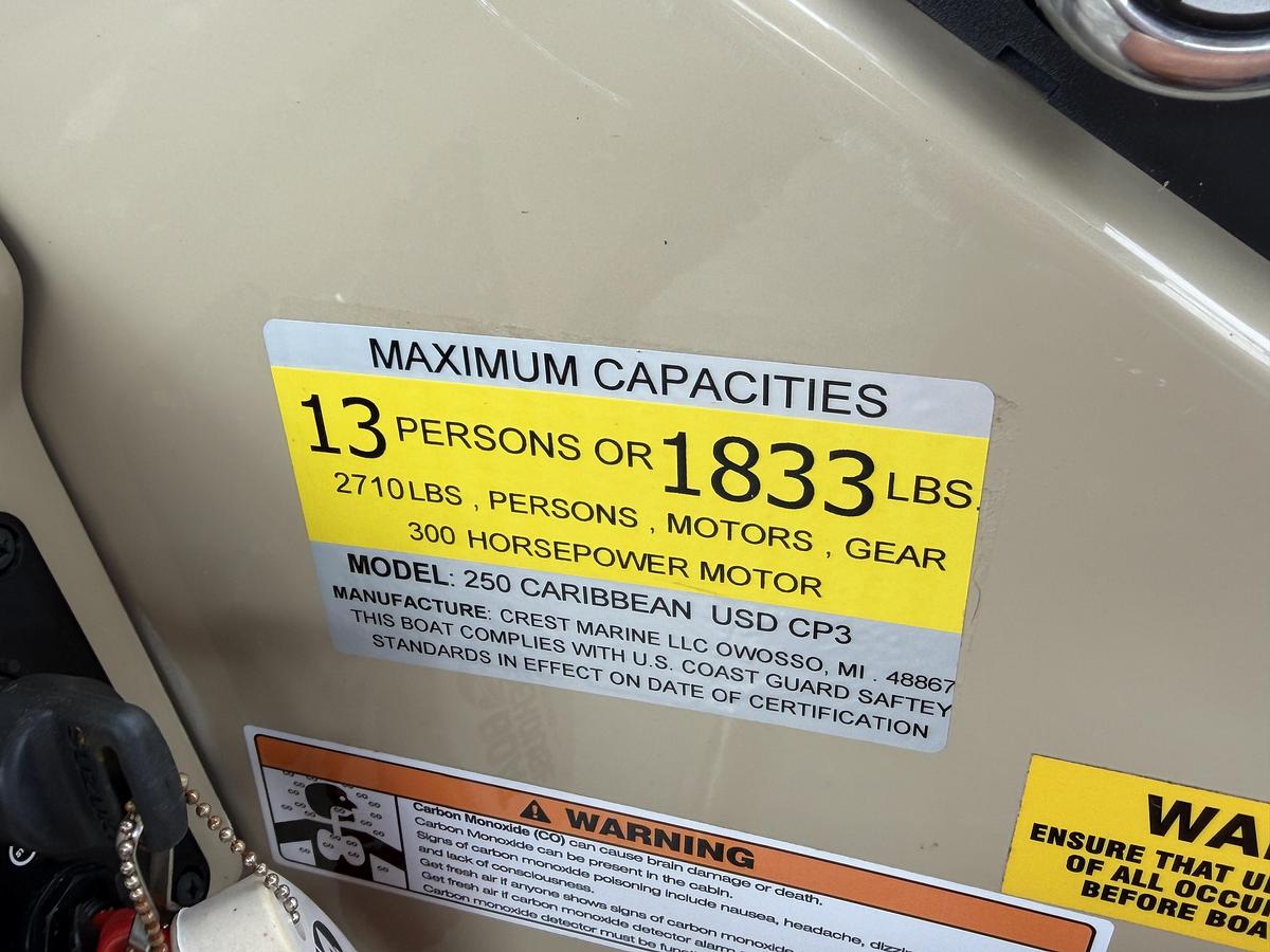 Used 2021 Crest Carribbean 250SLC