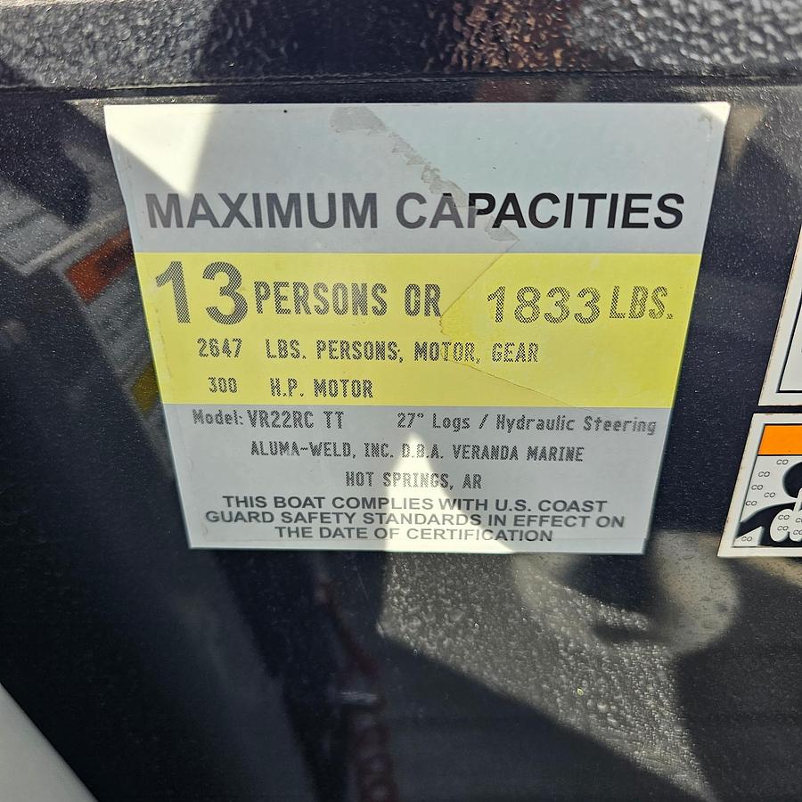 Used 2020 Veranda VR22RC