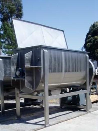 Used Mixer, Ribbon, 100 CF, 304 S/st, 40 HP, New, HDMixer, Ribbon, 100 CF, 304 S/st, 40 HP, New, HD #S741661