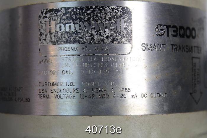 Used Honeywell ST300 Smart Transmitter, Model STR14G-11A-1B0AFAAA1000-CC,DM,LP,MB. C1C3-814B #40713