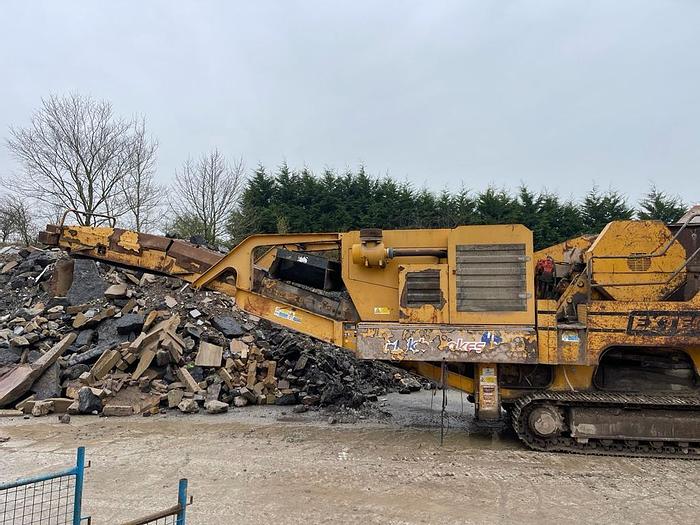 Used 2007 Extec C12+ tracked jaw crusher