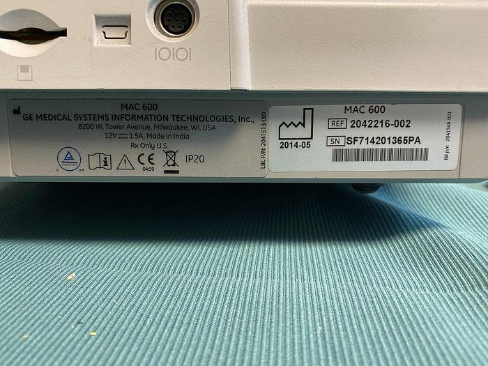 Gebraucht GE Mac 600 EKG System mit 10 adriges EKG Kabeln