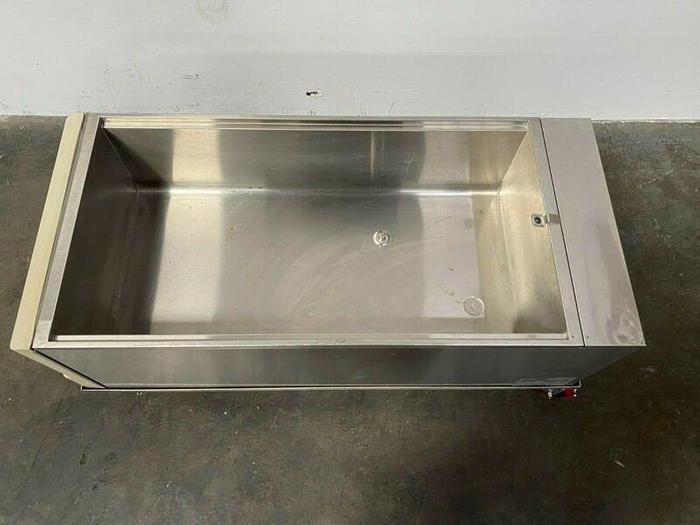 Used Lindberg/Blue M WB1140C-1 100 Liter Waterbath Temp 100°C 240 V w/ Mobile Cart