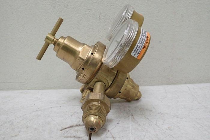 Used Victor Equipment Co. Model 7-0262 Compressed Gas Regulator