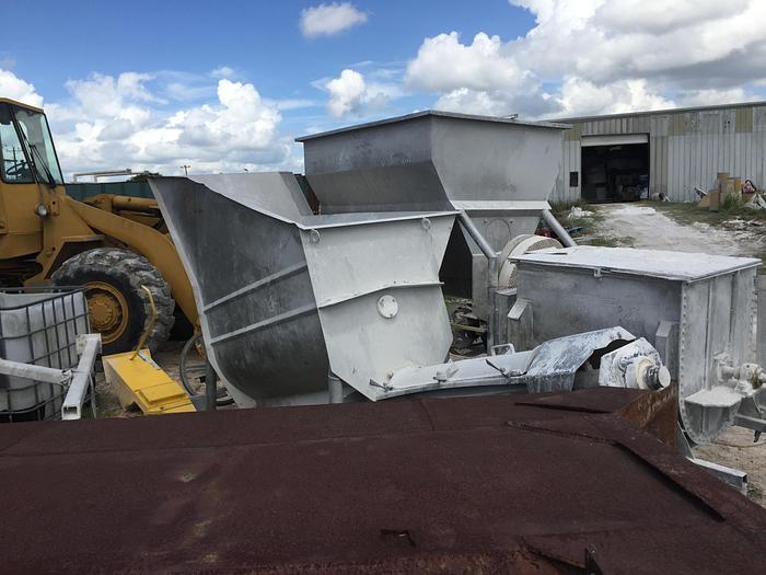 Used Hopper, 100 CF, S/st, Dims, Screw Discharge #S741179