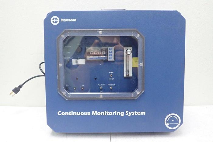 Used Interscan Model LD89-5.00m Continuous Monitoring System