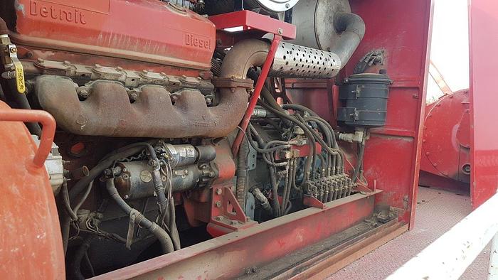 Used 1987 Pacific 4 Axle Carrier Style Oilfield Pump / Kill Truck