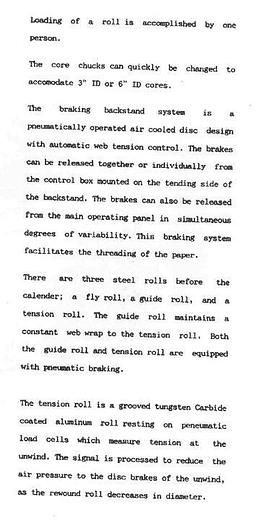 Used Jagenberg VARI-STEP 30 Two-Drum Winder, 2400 Mm Nominal Trim Width, 2000 Fpm, 100 Mm/3.94" Min. Slitting Width, (5) Jagenberg Shear Cut 200Mm Top Slitters, 3.94" Min Slitting Width, 24" Dia X 100.4" Face Back Drum, #20599