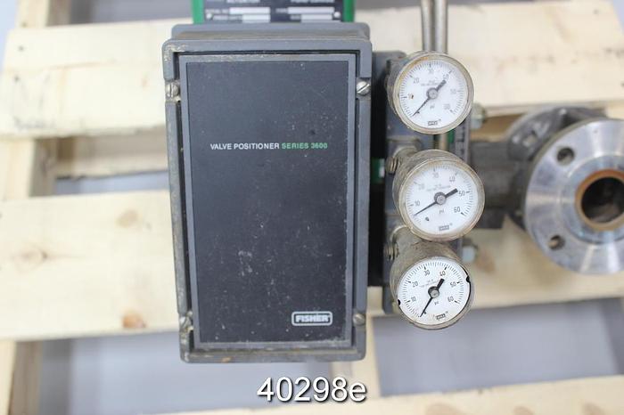 Used Fisher V150 1.5" Vee Ball Control Valve #40298