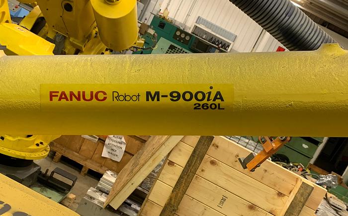 Used FANUC M900iA/260L 6 AXIS CNC ROBOT WITH R30iA CONTROLLER 260KG X 3100mm REACH