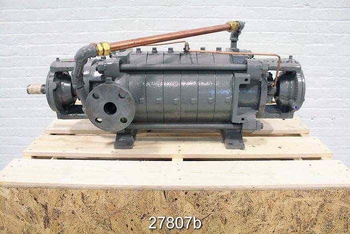 Unused Flowserve WDR 6-STAGE Flowserve High Pressure Pump, 6-Stage,  Model Wdr- 6 Stage, Size 16, 6.7" Impeller, 640 Psi @ 100˚ F. Unused #27807