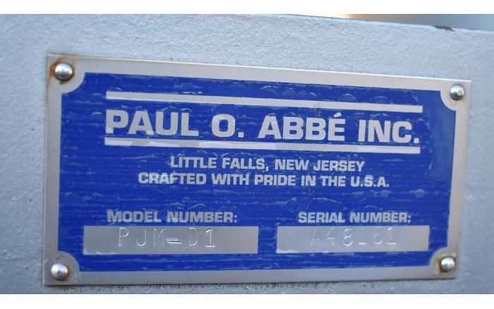 D'occasion USED PAUL O ABBE PIVOTING JAR MILL, 2X 10 US GALLONS