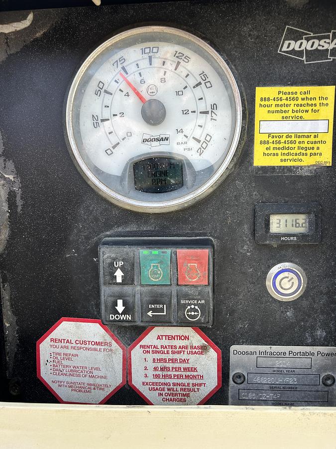 Used 2014 Doosan C185WDZ-T4F