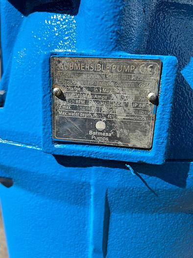 Used BARMESA SUBMERSIBLE PUMPS