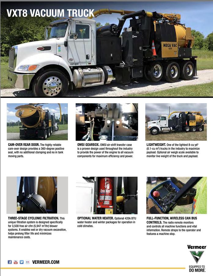 Used 2020 VERMEER VXT8